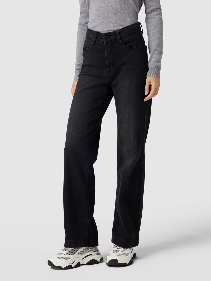 Jeans mit 5-Pocket-Design Modell 'Dream' in anthrazit