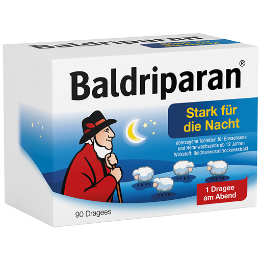 BALDRIPARAN Stark für die Nacht überzogene Tab.  90 St  Tabletten, überzogen