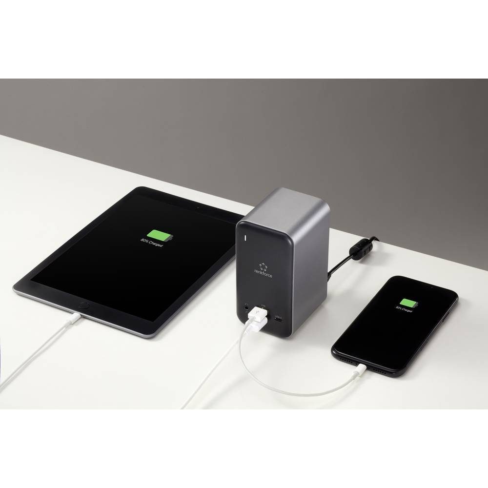 Renkforce Laptop-Dockingstation USB-C® Dock Notebook Dockingstation, inkl. Ladefunktion