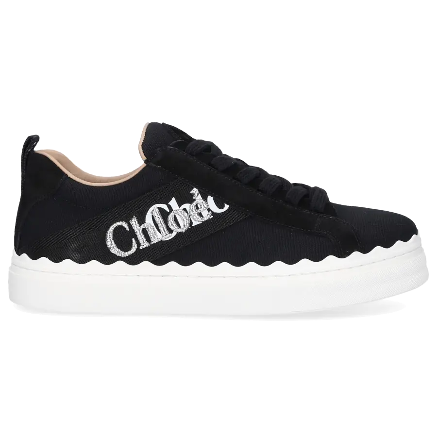 Chloé - Sneaker low LAUREN Canvas - schwarz