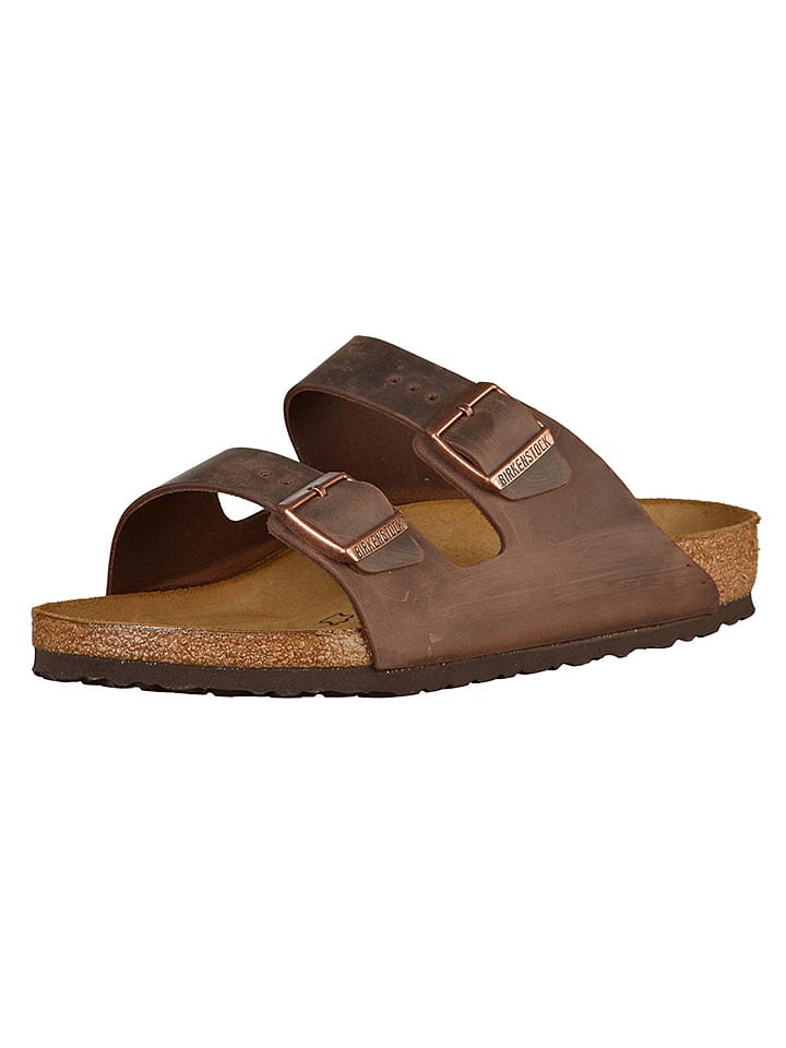 Birkenstock Leder-Pantoletten 