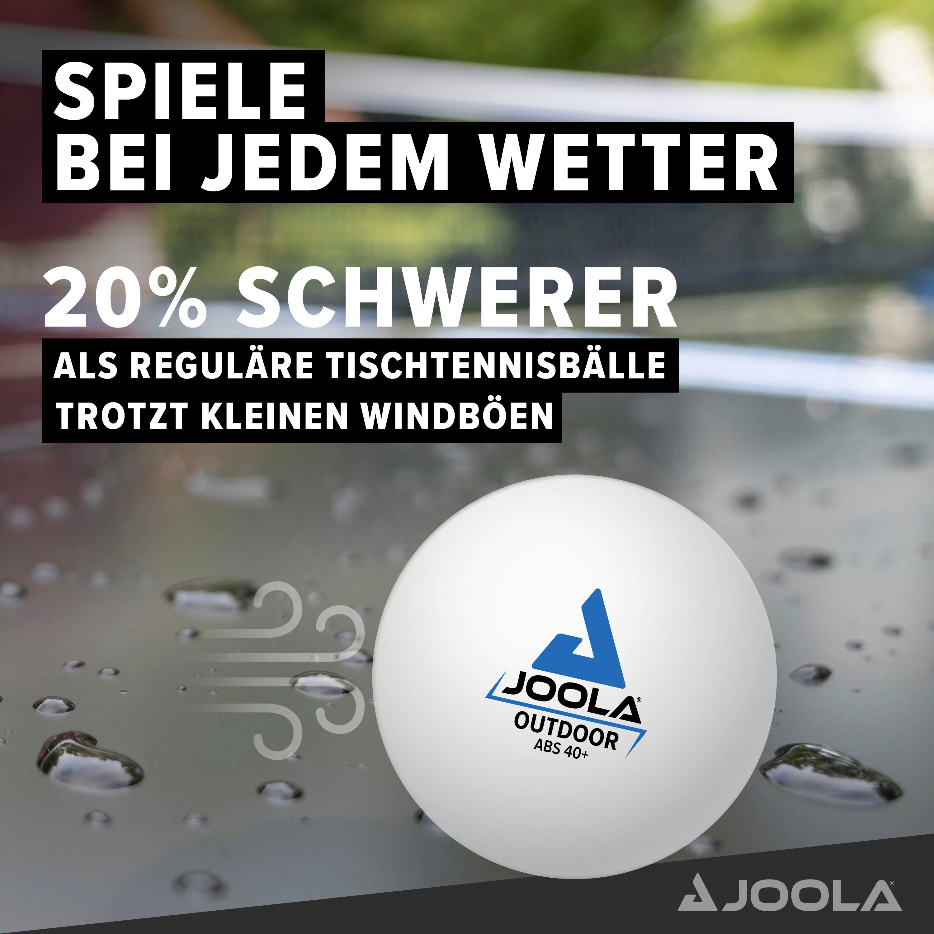 Joola Tischtennisball Outdoor Ball (Packung, 12er-Pack)
