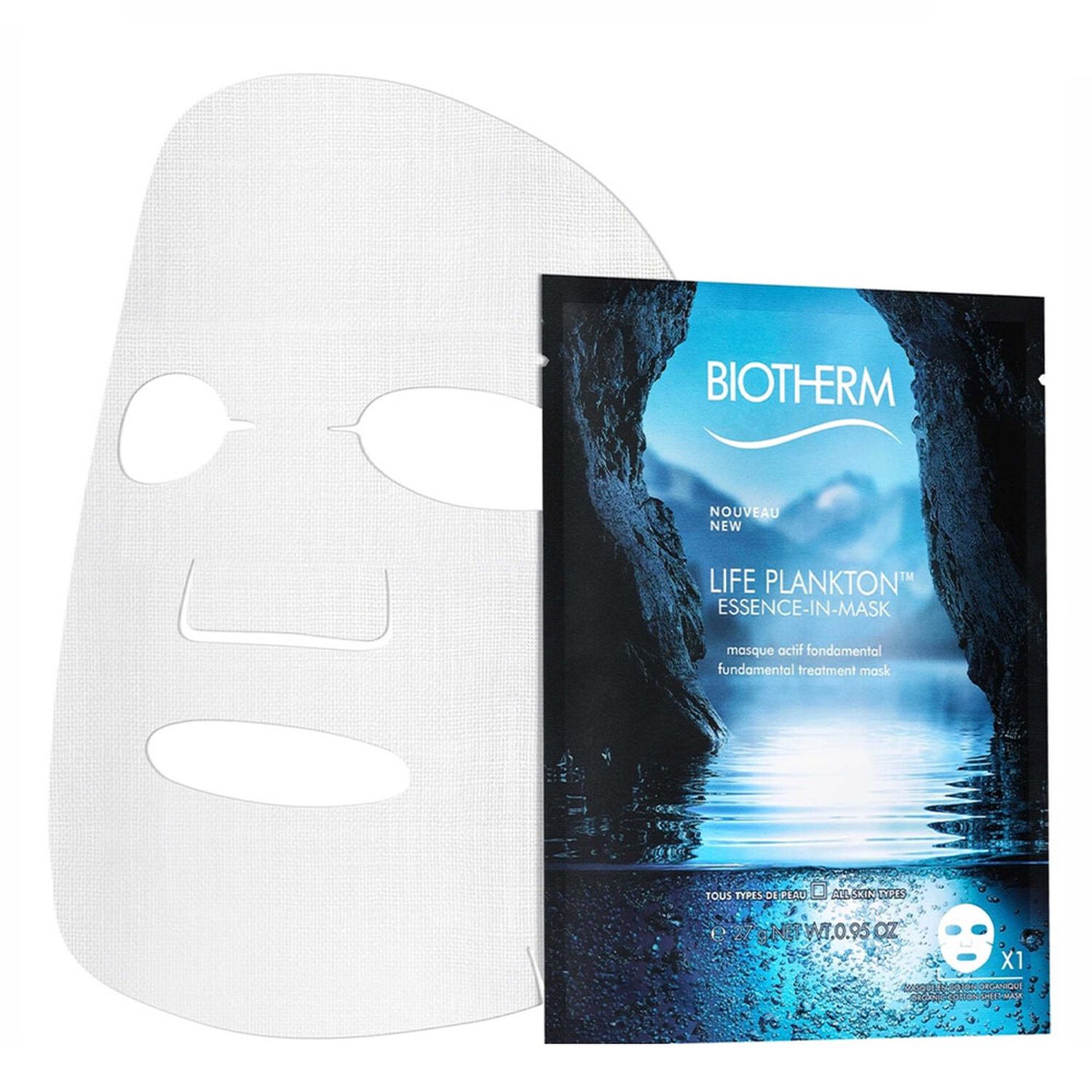 Biotherm Life Plankton Masque Tissu Hydratant et Régénérant x6
