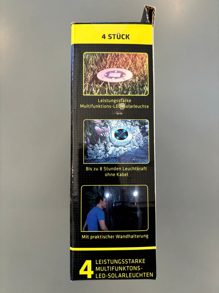 MediaShop Leuchte Disk Lights (4 Stück) in Silber günstig kaufen onesize