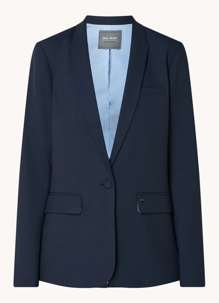 Mos Mosh MM Hoebe Miley blazer with flap pockets and shoulder pads