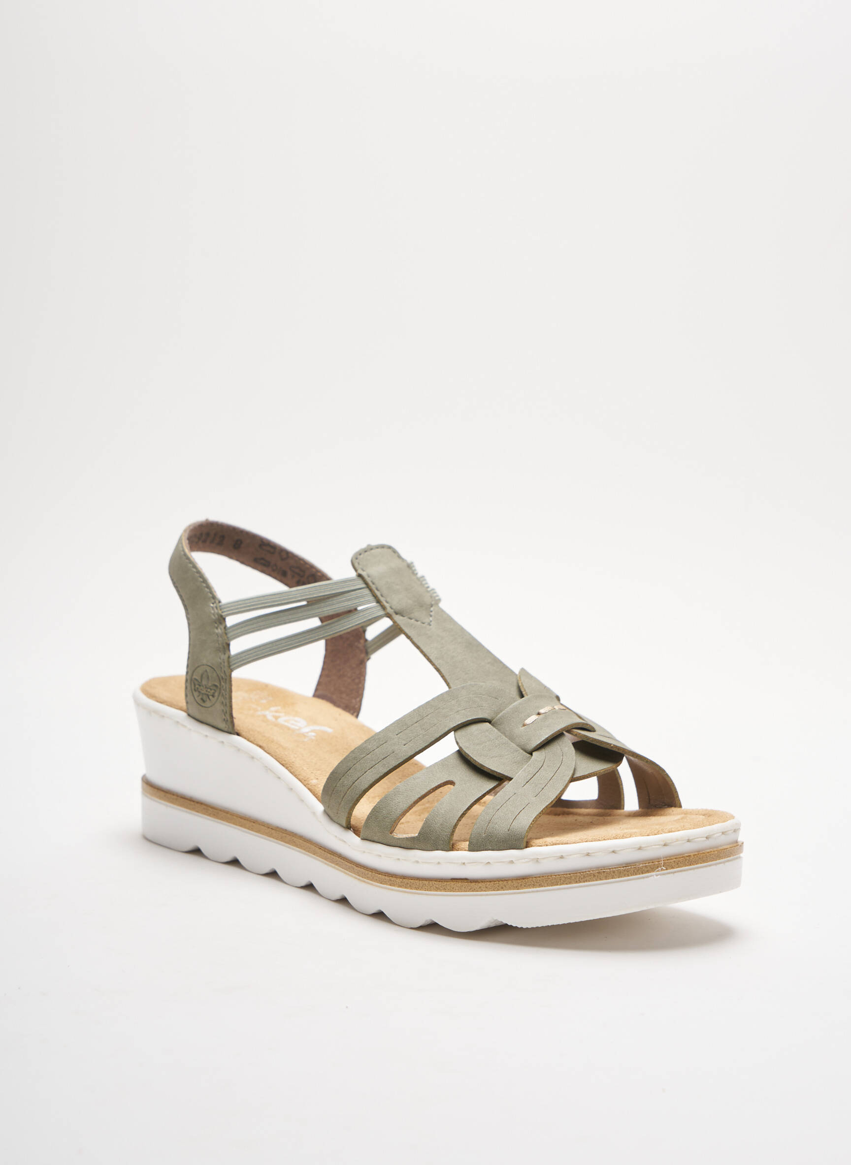 Rieker Sandales Nu Pieds Femme couleur vert