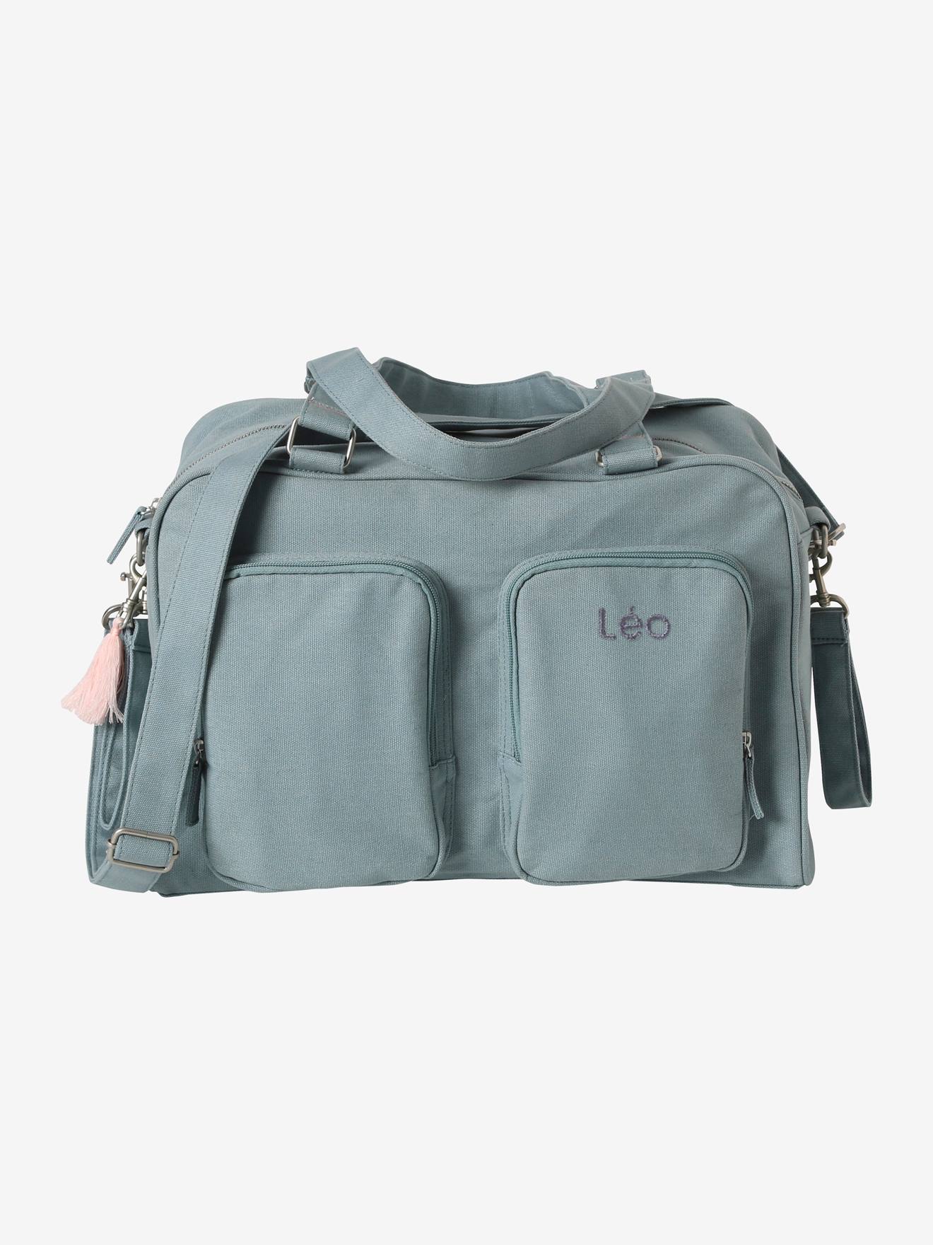 Vertbaudet Wickeltasche FAMILY, personalisierbar - sandfarben leoprint