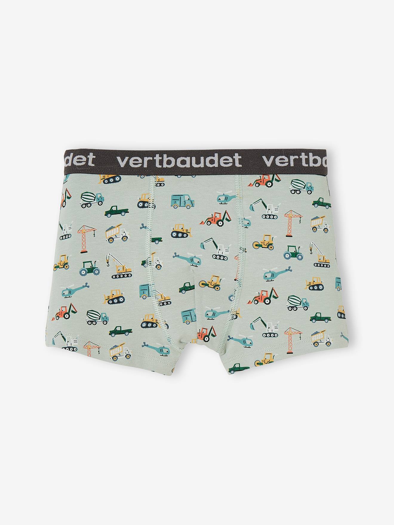 Vertbaudet 3er-Pack Jungen Boxershorts - grün