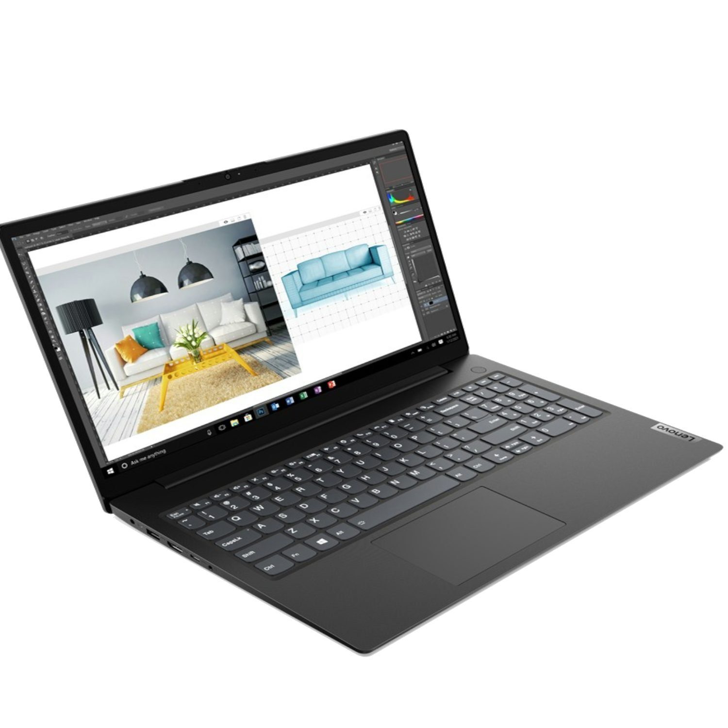 Lenovo V15 G2 IJL Business-Notebook (39,60 cm/15.6 Zoll, Intel Celeron N4500, 128 GB SSD)