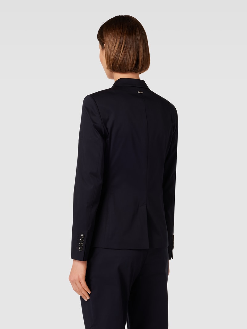 Blazer mit Pattentaschen Modell 'Jetida' in marineblau