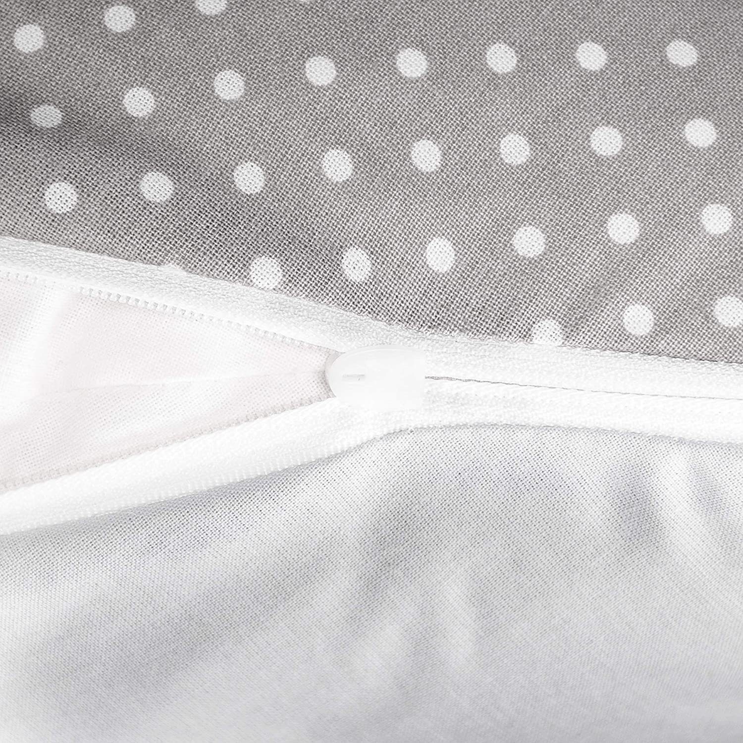 Amilian Stillkissen (Made in EU) mit Füllung inkl. Bezug (60x42 cm), Lagerungskissen, Seitenschläferkissen, Schwangerschaftskissen zum Schlafen, pregnancy pillow, mit hochwertiger Stickerei