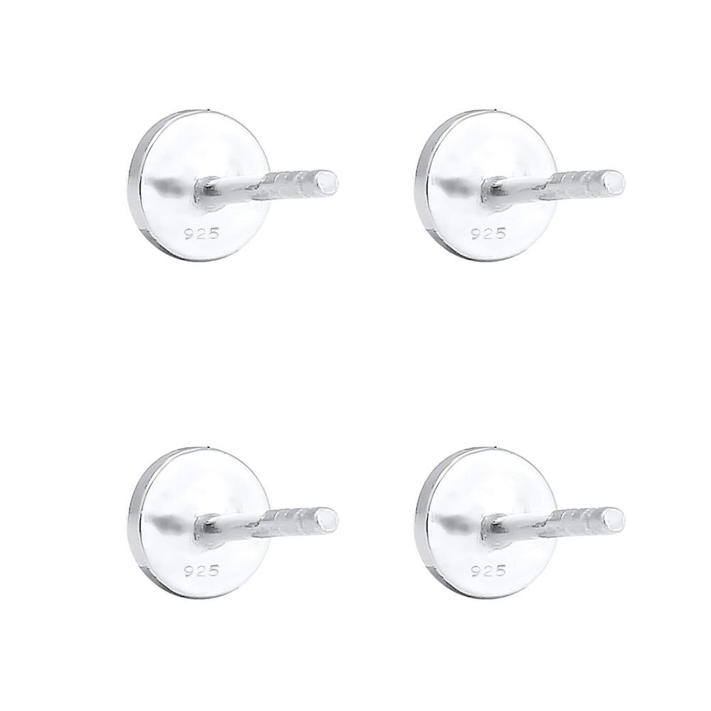 Elli Elli by Julie & Grace Boucles d'Oreilles Bouchon Battu Lisse Geo Boucles d'oreill Boucles d'oreilles