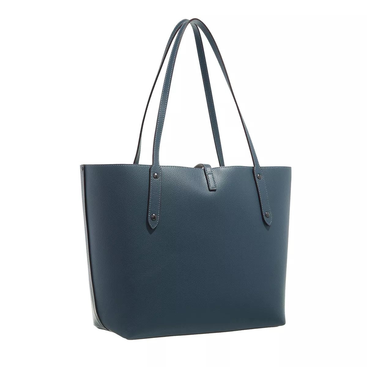 COACH Handtaschen blau Tote