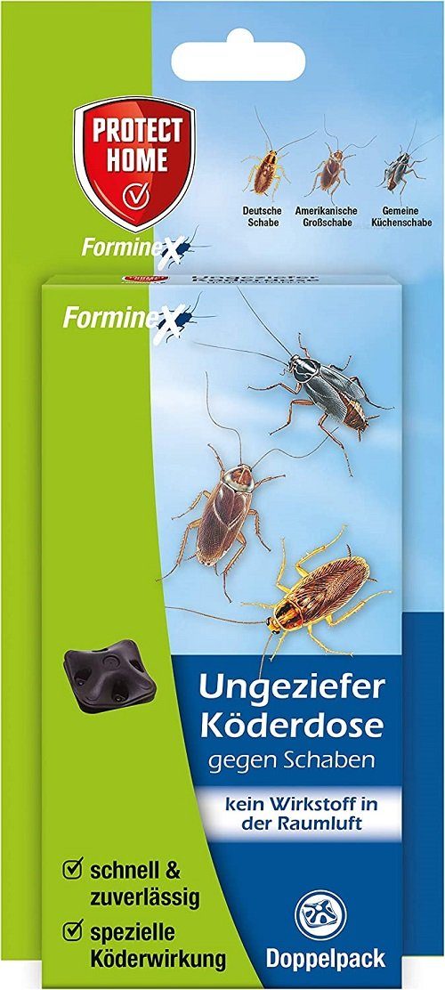 Protect Home Köderdose Protect Home Forminex Ungezieferköderdose auch gegen Schaben 2 Stück