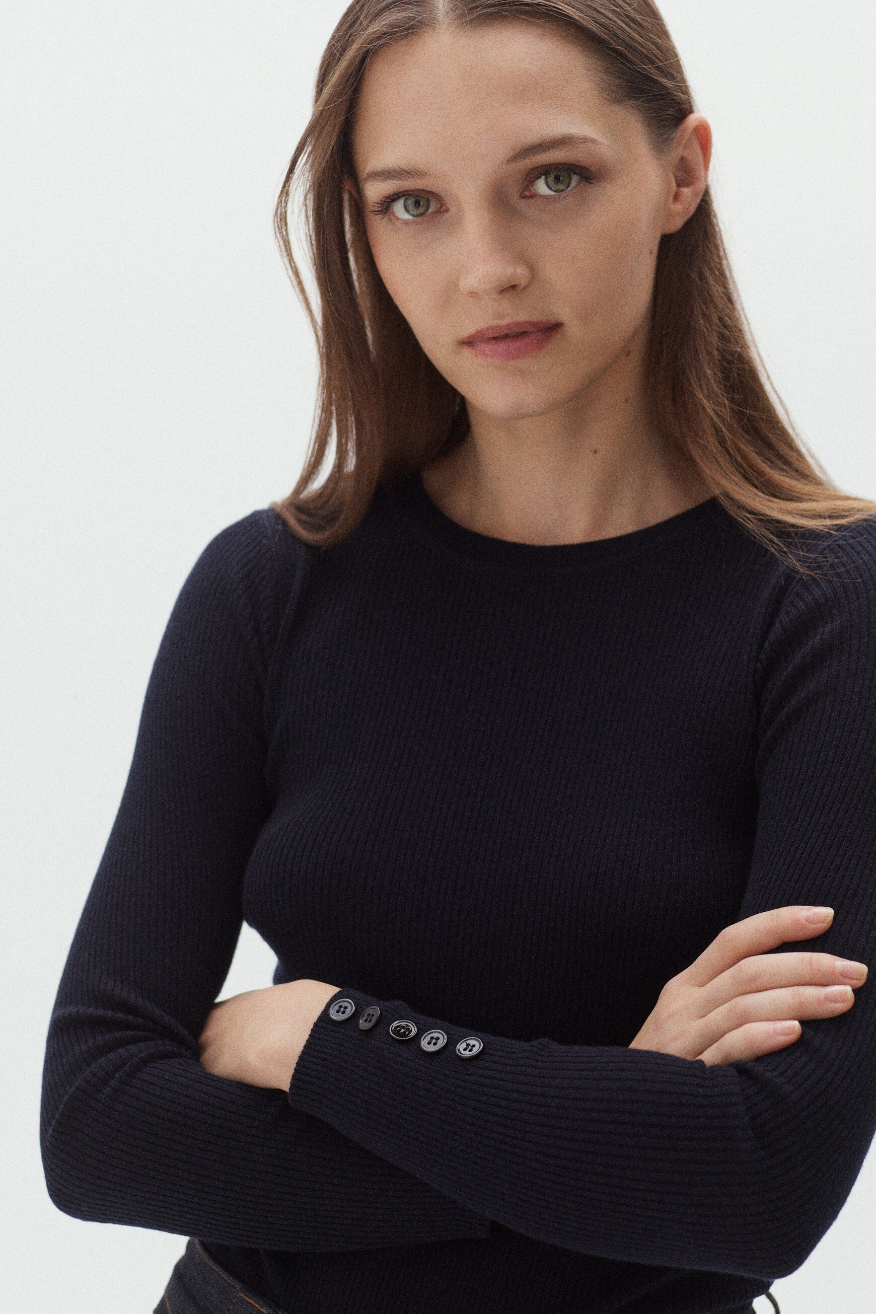 pull elie bleu marine femme