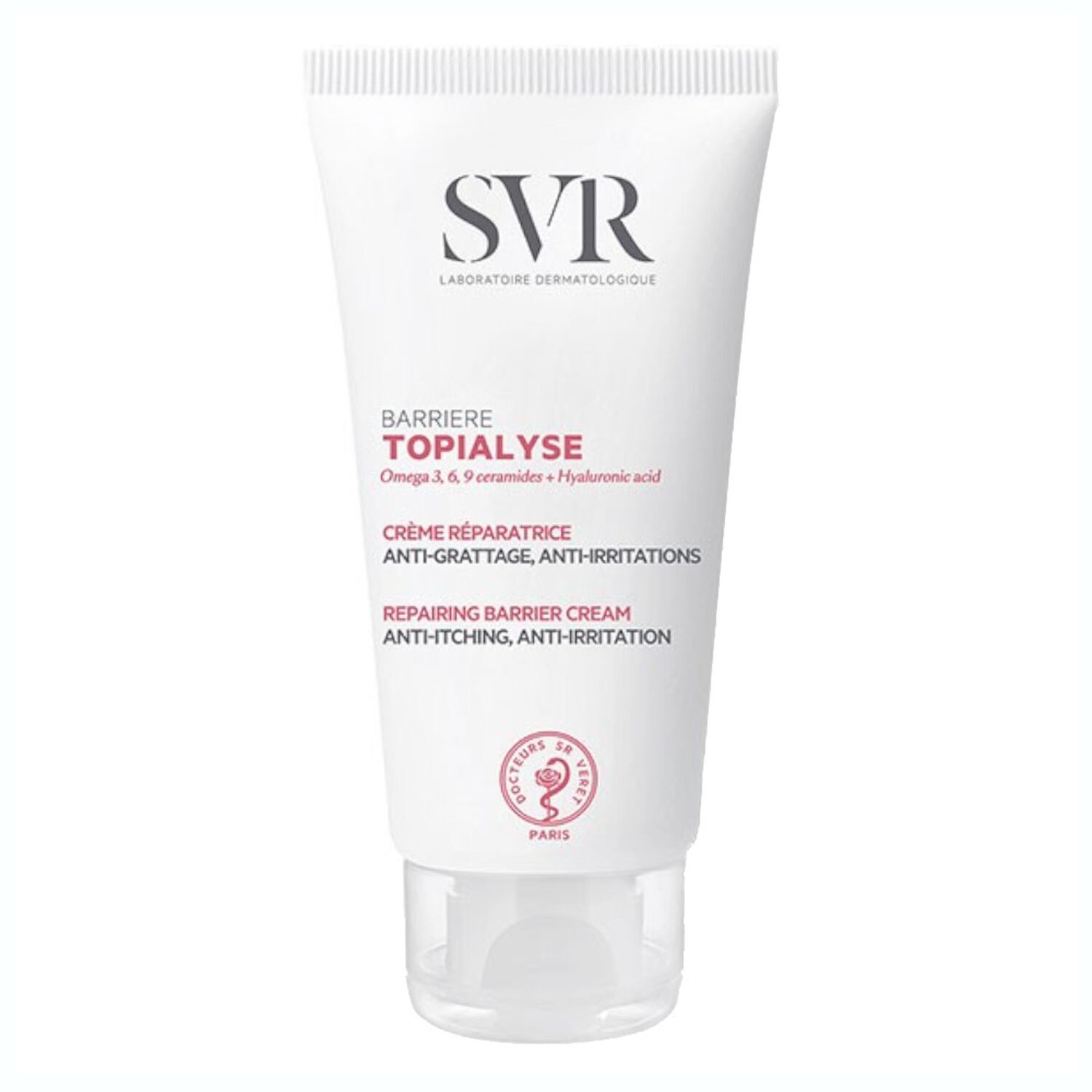 SVR Topialyse Crème Réparatrice Anti-Grattage, Anti-Irritations 50 ml