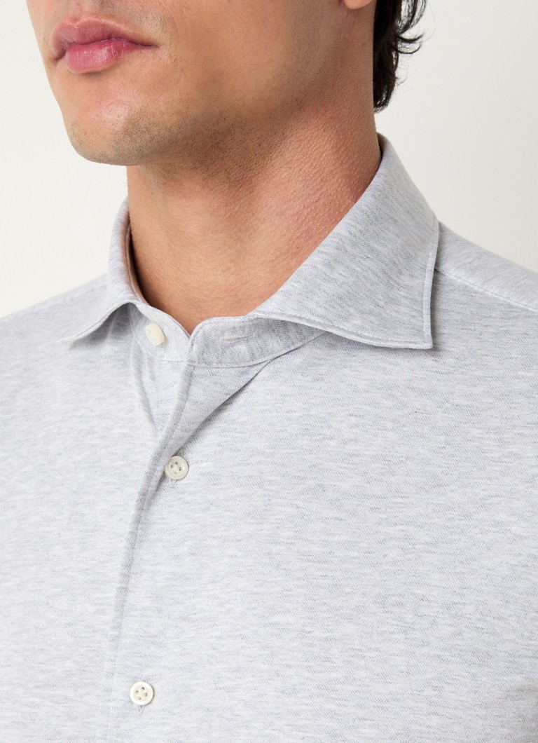Boggi Milano Regular fit polo krekls ar jauktu rakstu
