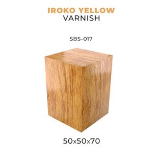 Scale75 - Iroko - Yellow Varnish (50 x 50 x 70)