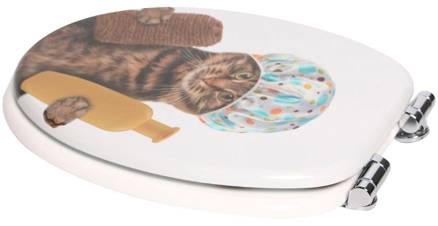 Sanilo WC-Sitz Shower Cat, mit Absenkautomatik