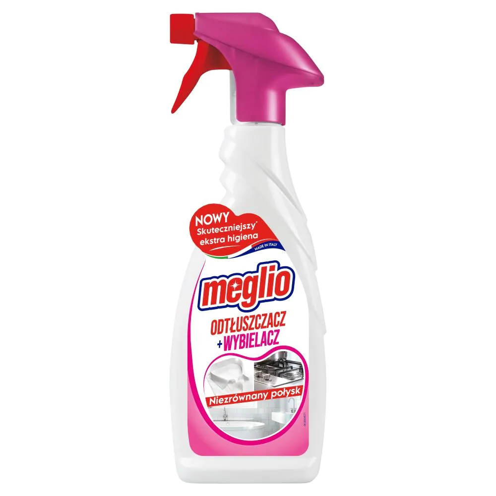 „Meglio“ riebalų šalinimo priemonė + baliklis – putojantis valiklis 650 ml