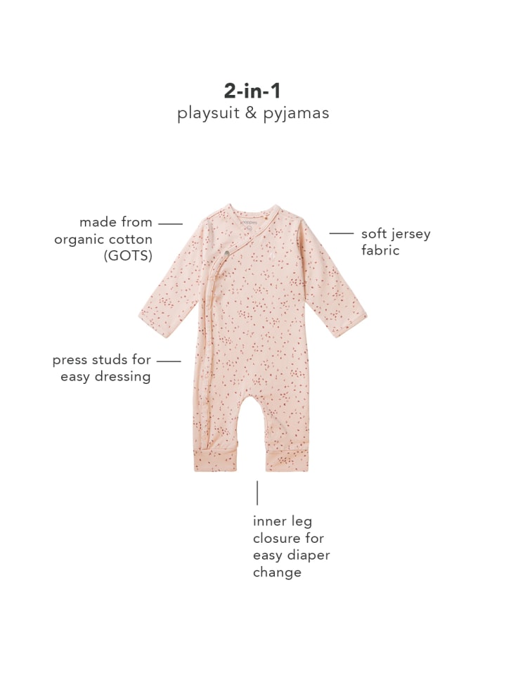 Noppies Strampler Nuuk in Rose Smoke günstig kaufen
