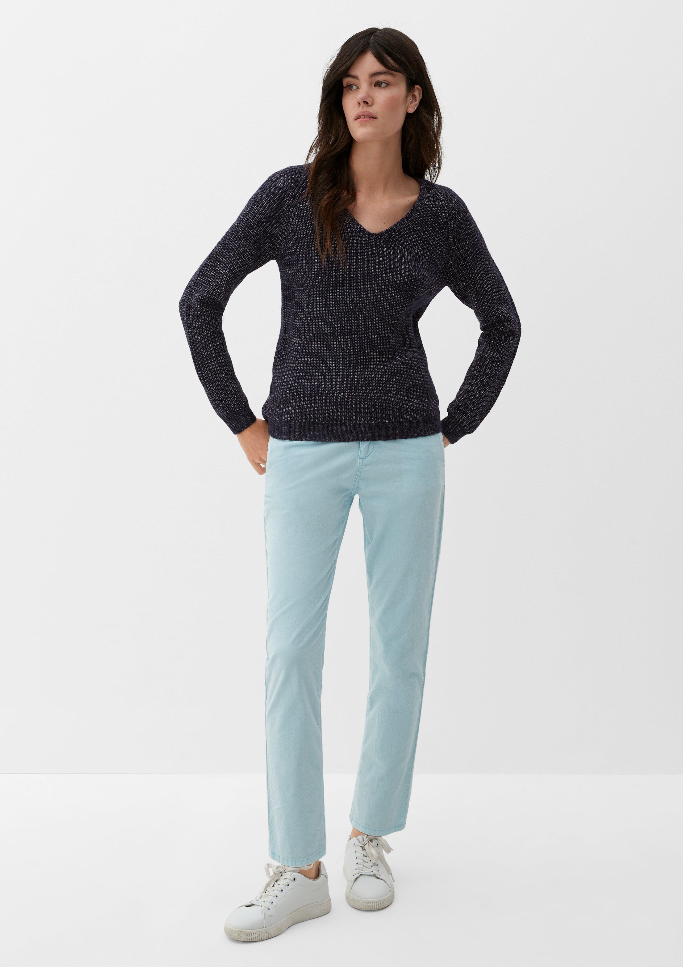 Strickpullover mit V-Ausschnitt  2124197-5959