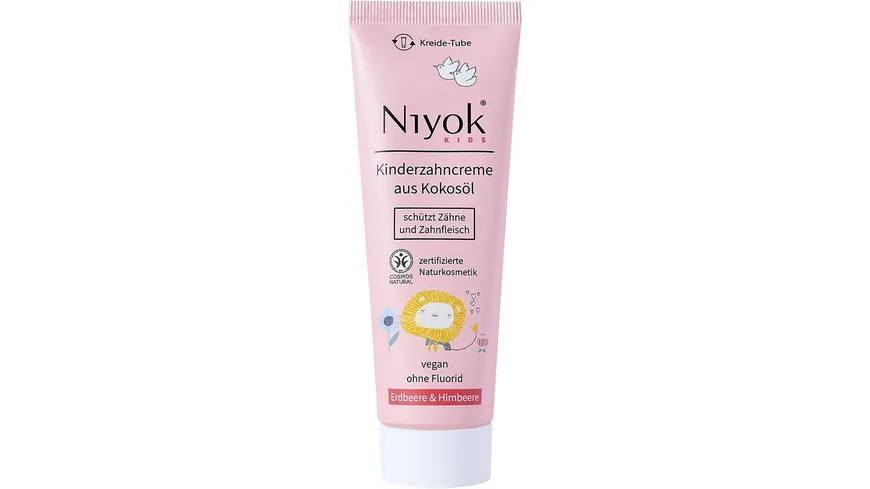 Niyok Kinderzahncreme aus Kokosöl 75 ml
