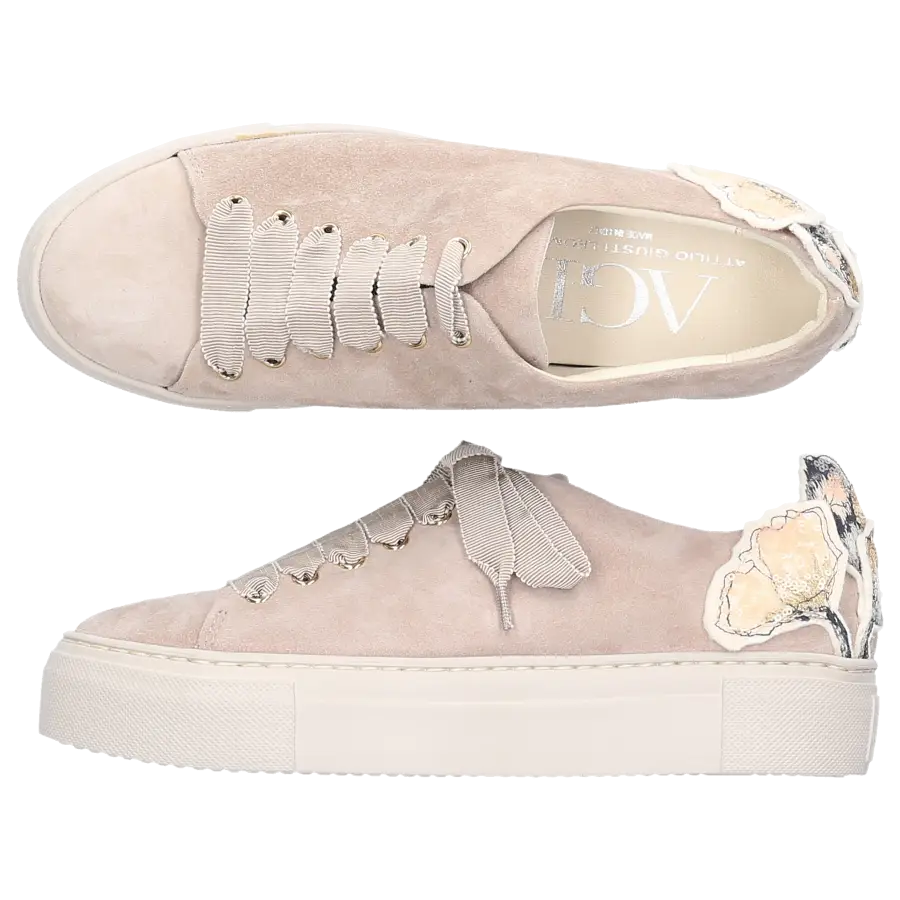 AGL Attilio Giusti Leombruni - Sneaker low D92509 Veloursleder - grau