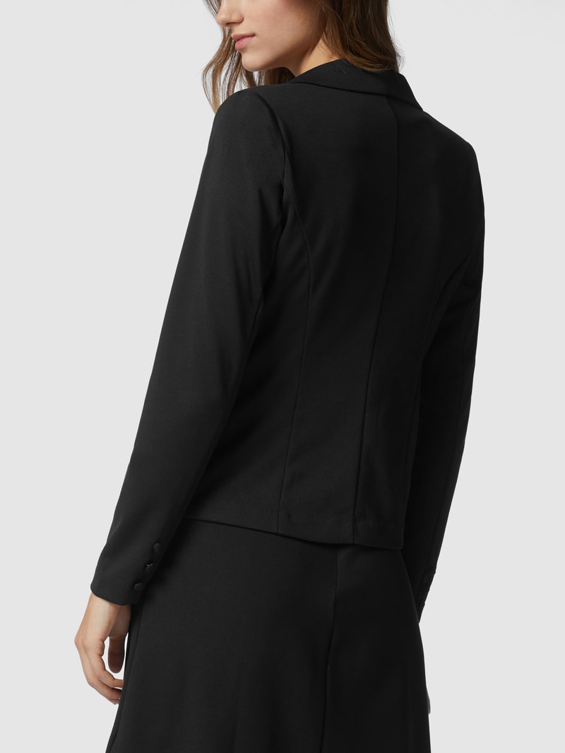 Blazer mit 2-Knopf-Leiste Modell 'Nanni' in schwarz