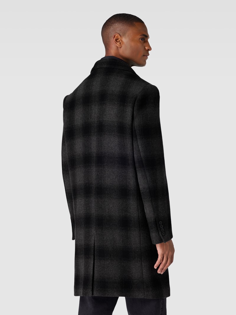 Mantel im Double-Layer-Look Modell 'JOSEPH' in dunkelgrau