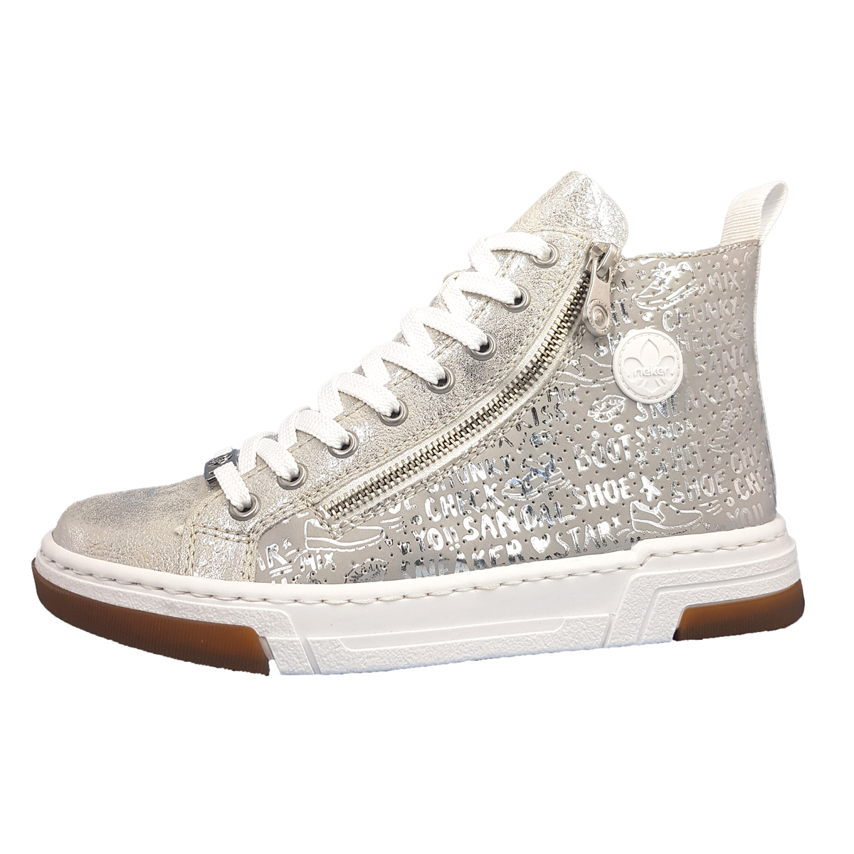 Rieker Aleria N3945-40 Silber 40 frost-silver