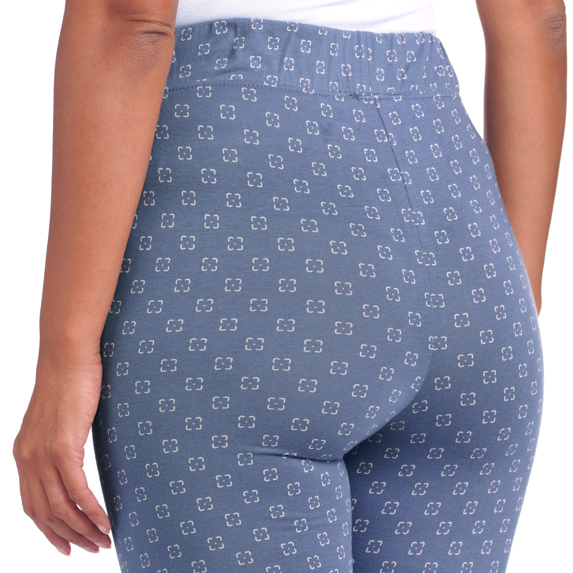 Damen Schlafhose mit Allover-Muster