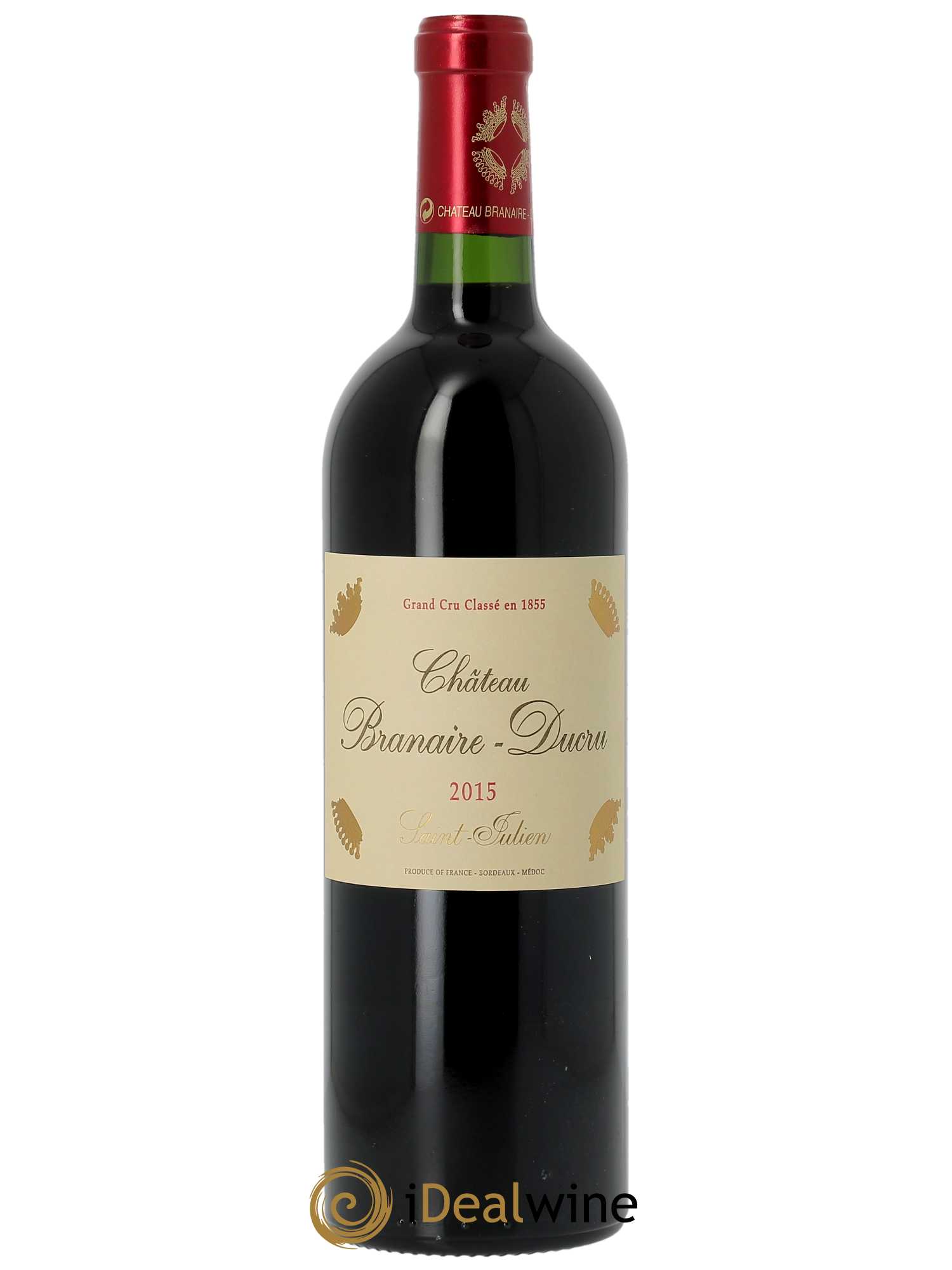 Château Branaire Ducru 4ème Grand Cru Classé (CBO à partir de 6 bts) 2015 - Lot de 1 Bouteille