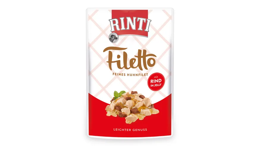 RINTI FILETTO feines Huhnfilet mit Rind in Jelly 100 g