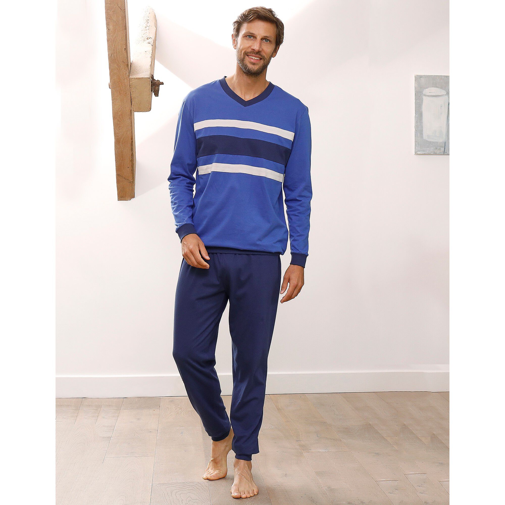 Pyjama pantalong tricolore