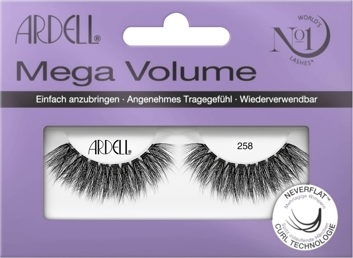 Künstliche Wimpern Mega Volume 258 (1 Paar), 2 St