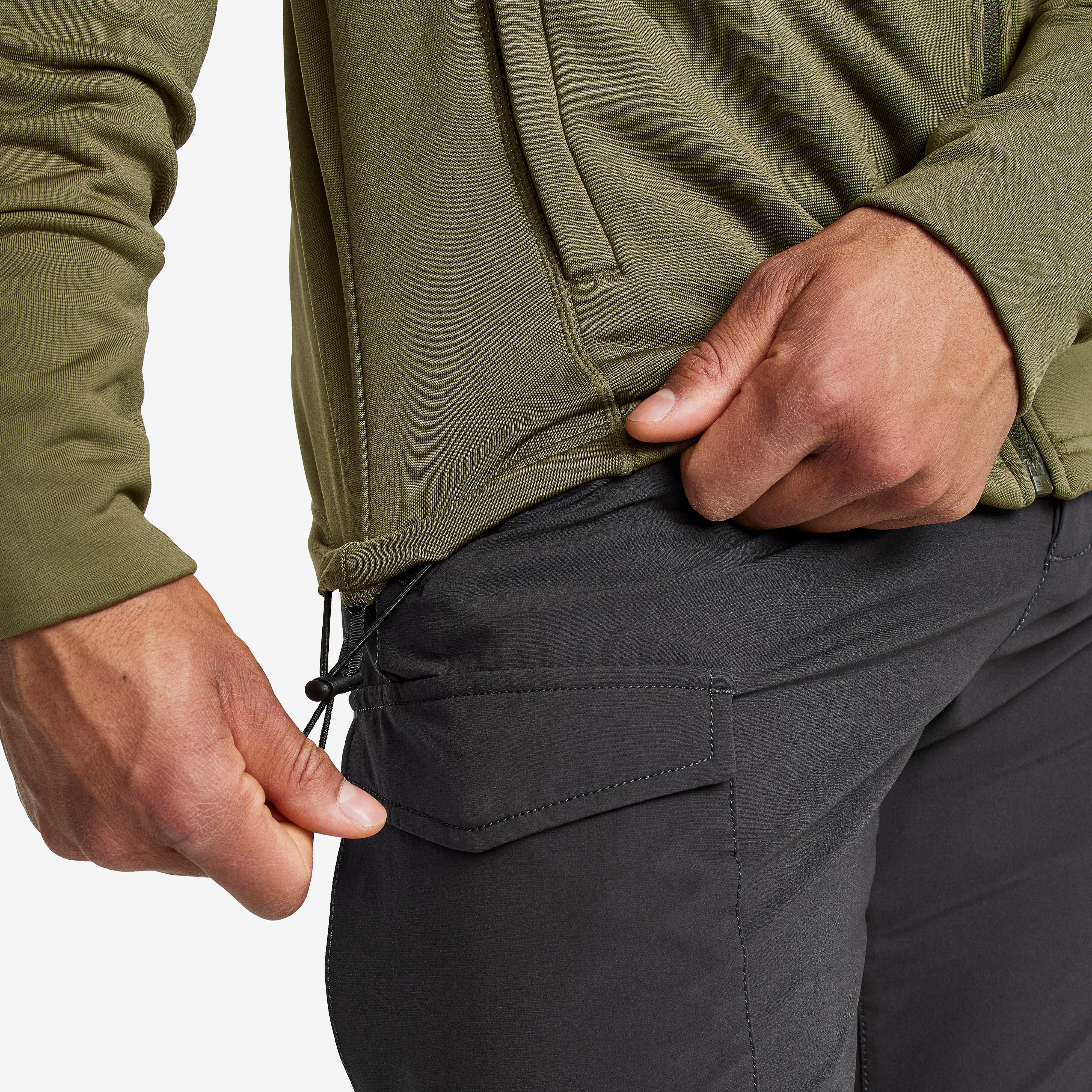Illusion Hoodie Homme Burnt Olive