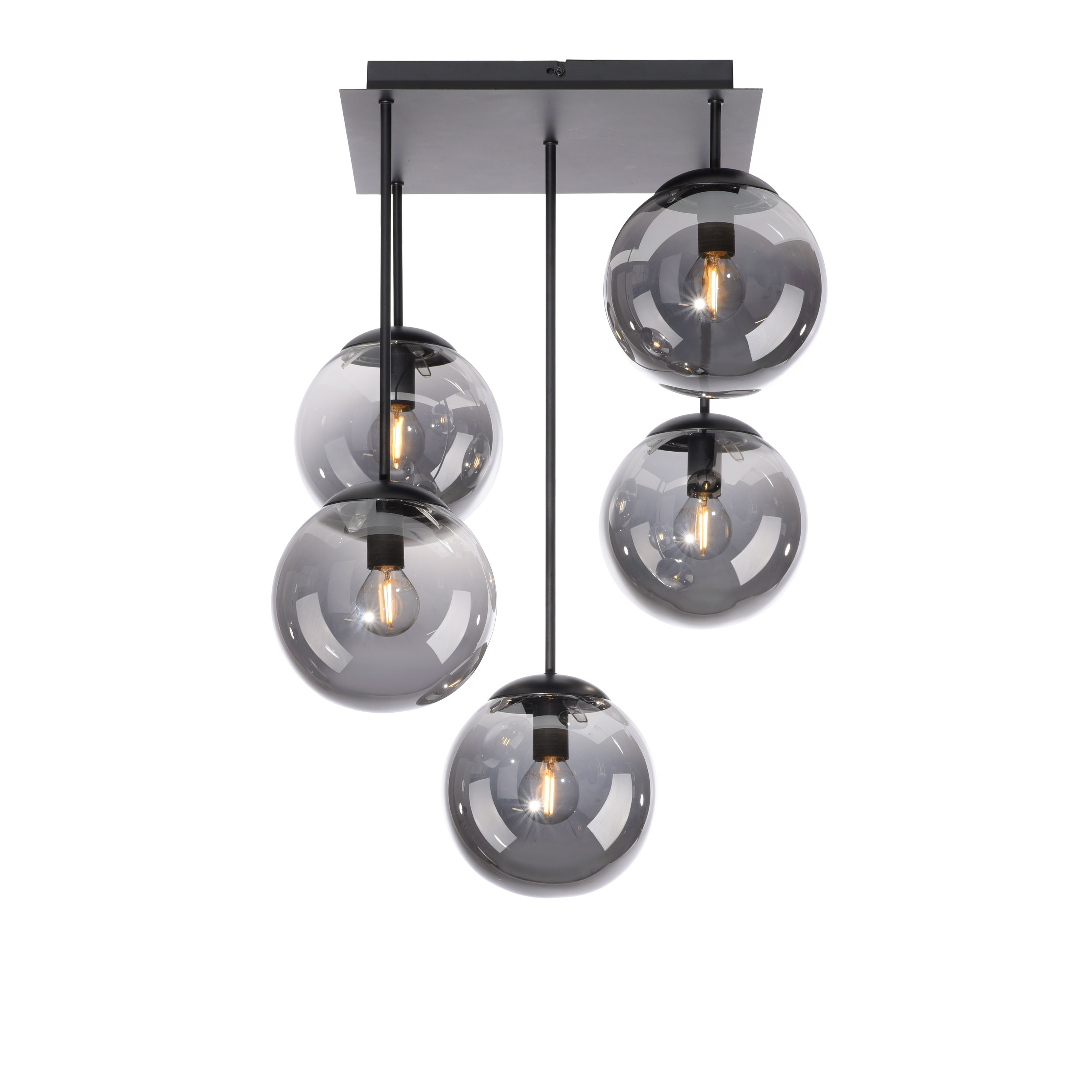 JUST LIGHT.Deckenleuchte 5flg