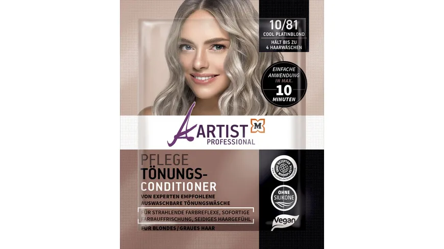 ARTIST Professional Pflege Tönungsconditioner 25 ml 10/81 - cool platinblond