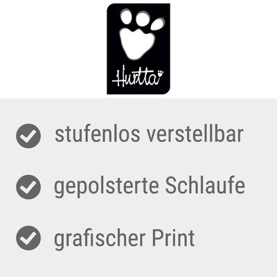 Hurtta Bare Verstellbare Führleine, coal