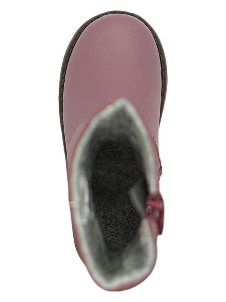 lamino Leder-Boots in Lila günstig kaufen