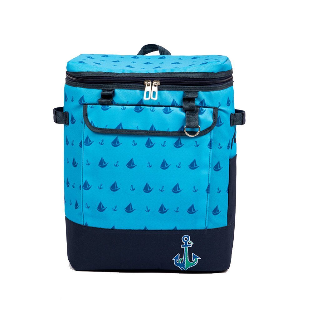 ANEMOSS Kühltasche Anemoss Marine Collection Sailboat Kühlrucksack, 25L Thermo Lunchbox