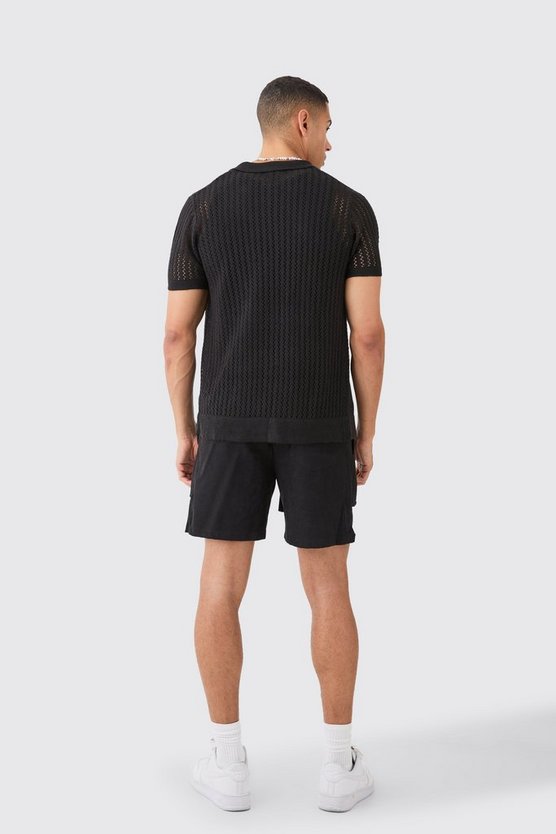 Elasticated Waist Peached Relaxed Fit Short