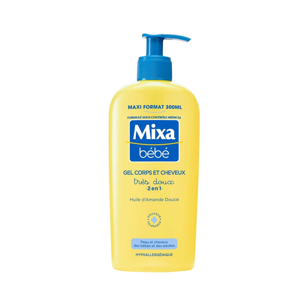 mixa Bébé Gel Lavant Corps et Cheveux