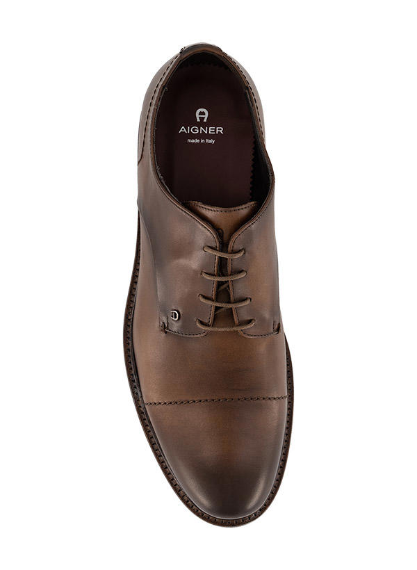AIGNER, Derby, Leder, cognac