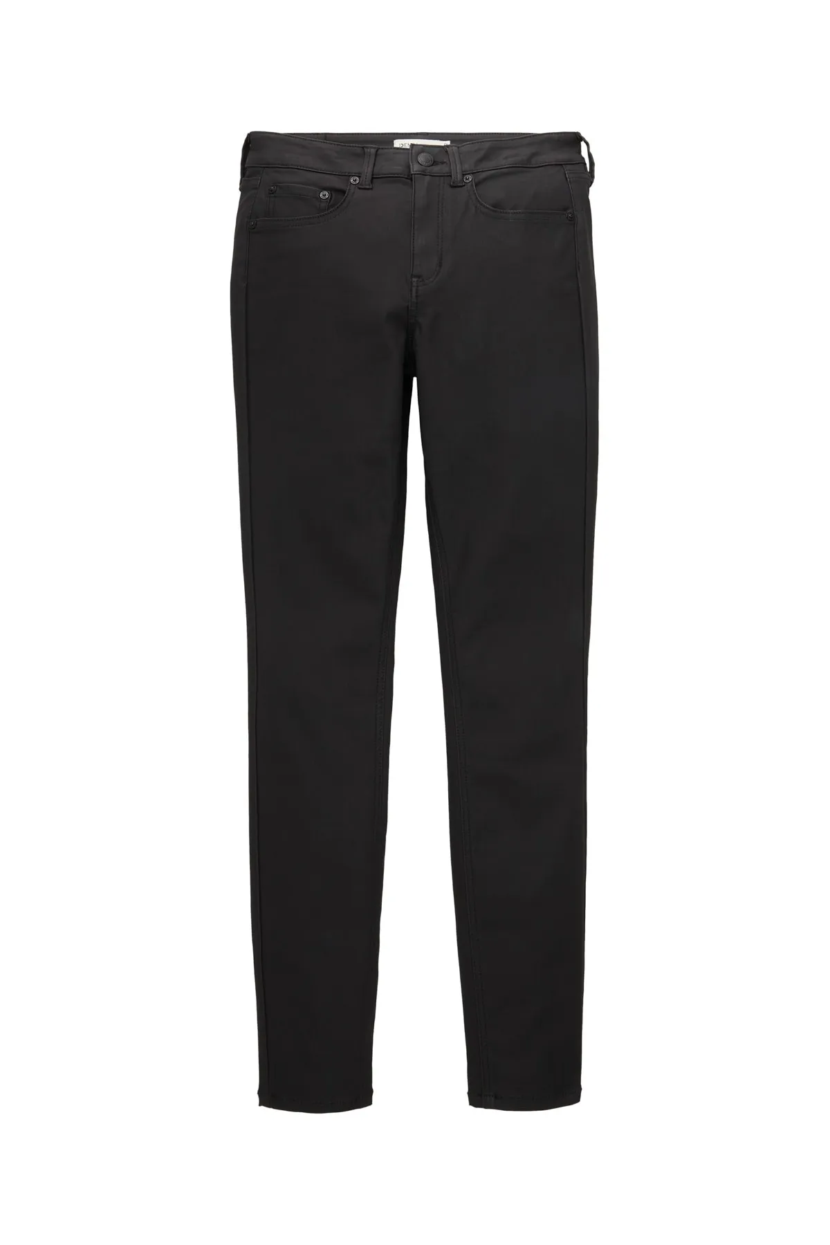 Tom Tailor  Jeans Damen/Mädchen beschichteter schwarzer Denim