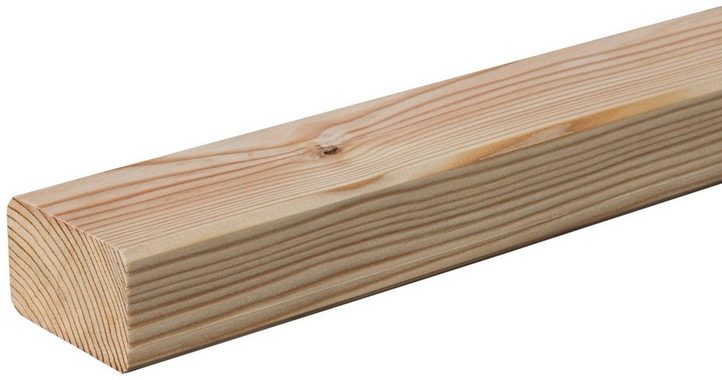BM Massivholz Terrassendielen, 12 m², BxL: je 14x200 cm, 24 mm Stärke, mit Unterkonstruktion