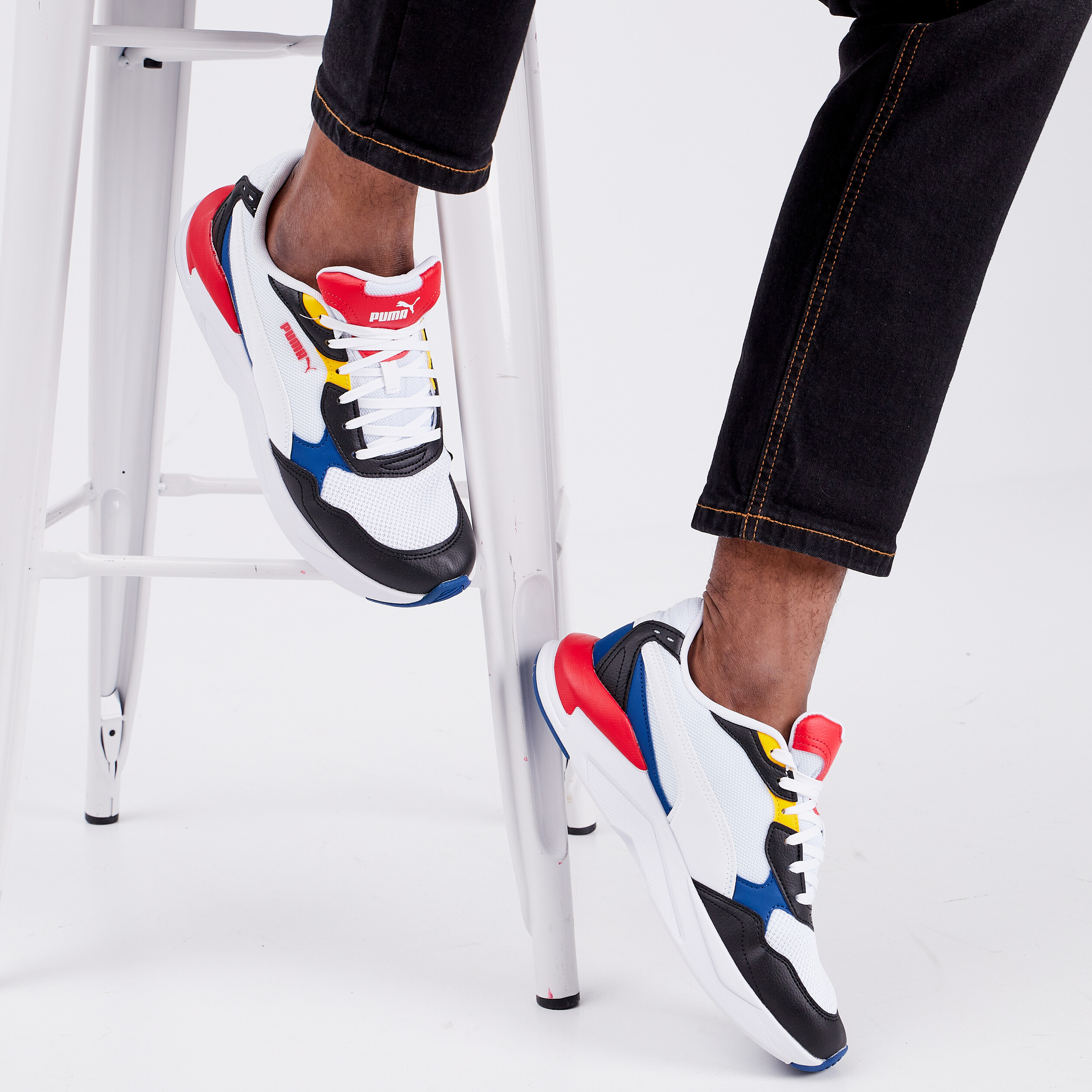 Baskets running à lacets Puma Xray Speed multicolore homme | La Halle