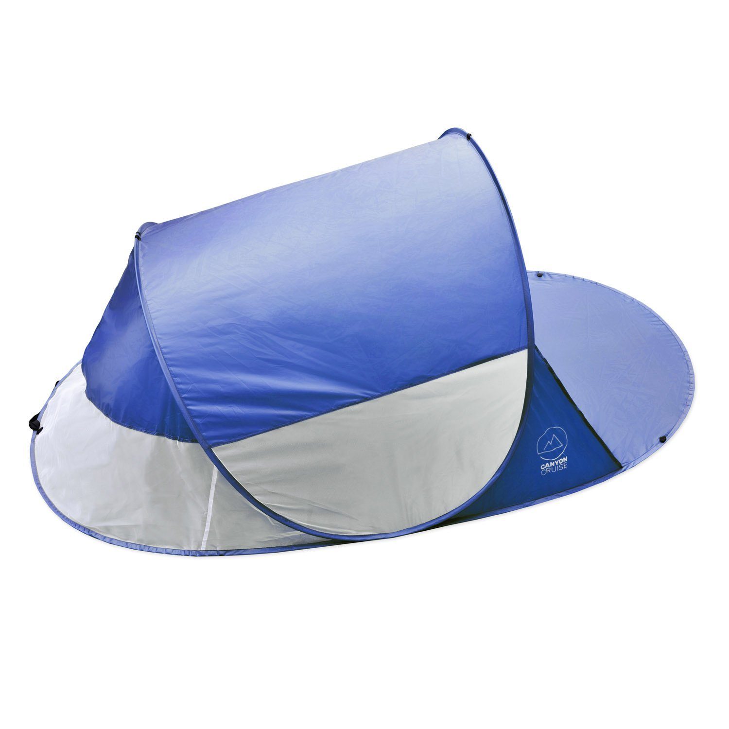Canyon Cruise Strandmuschel Pop Up Strand-Zelt, Personen: 3 (Automatik Wurfzelt), Sonnen- & Windschutz