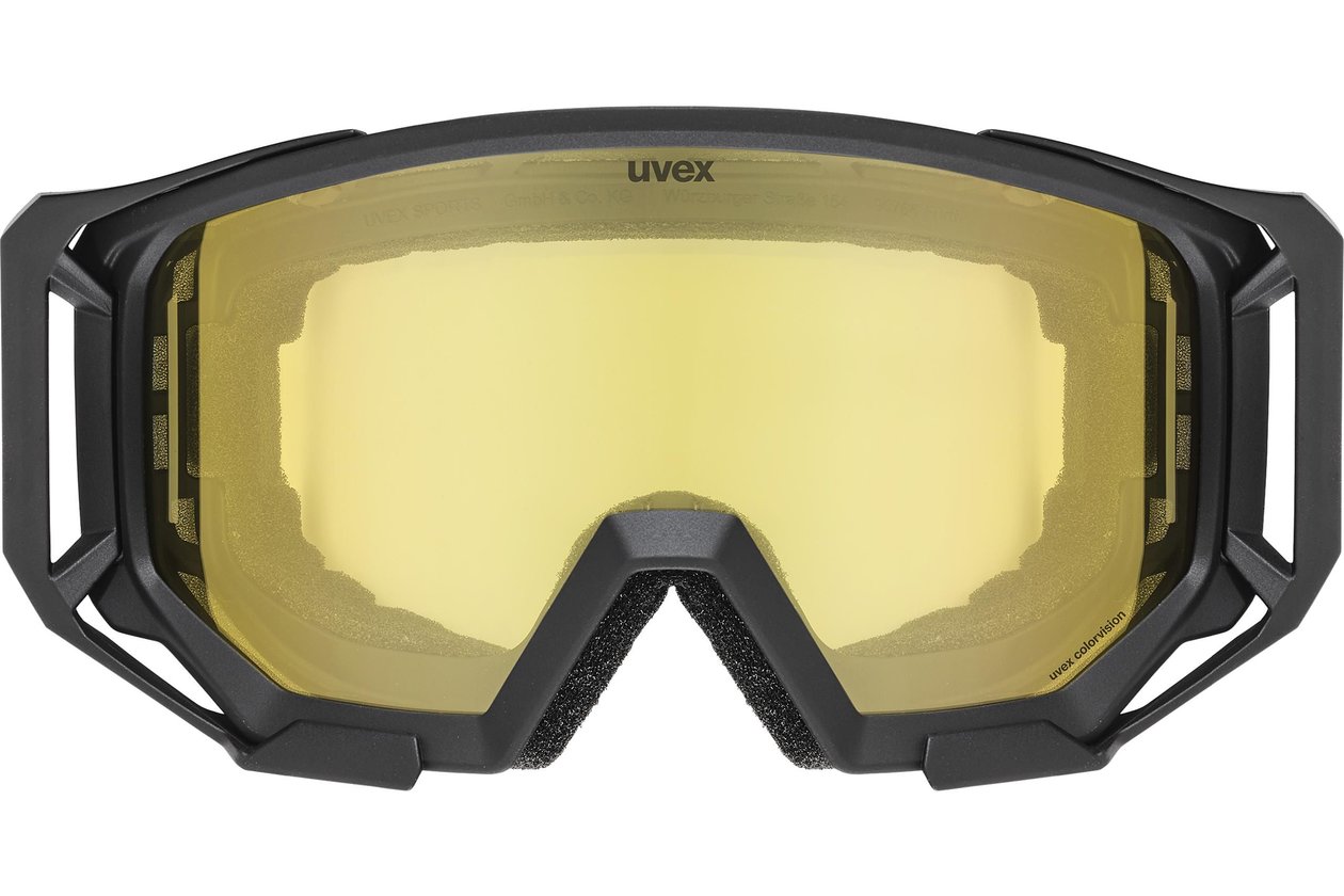 Uvex Athletic CV Black Matt Sl / Gold-Yellow
